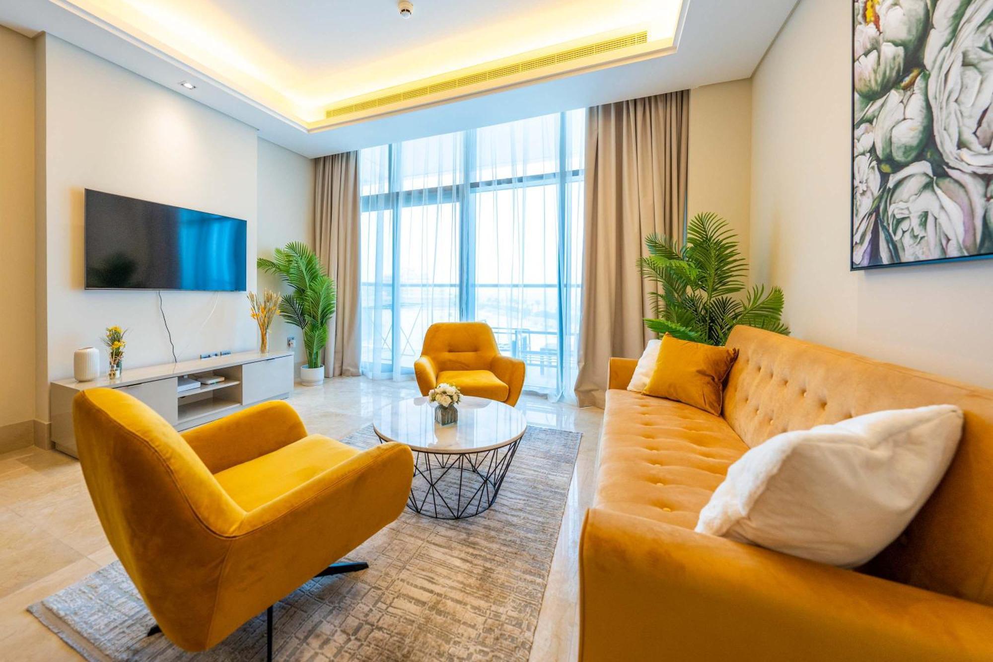 Spacious Beachfront 2 Bedroom Apartment - The 8 Dubai Exterior photo